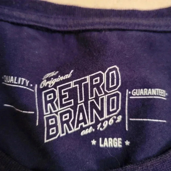 The Orginal Retro Brand Navy Auburn Tigers Long Sleeve Shirt - Picture 4 of 5